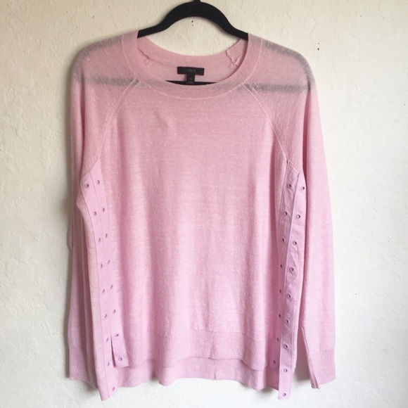 J. Crew Sweaters - J. Crew Tippi Merino Wool Linen Pullover S…